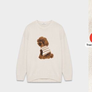 ISO Aritzia Cream Sweater with Dog Design